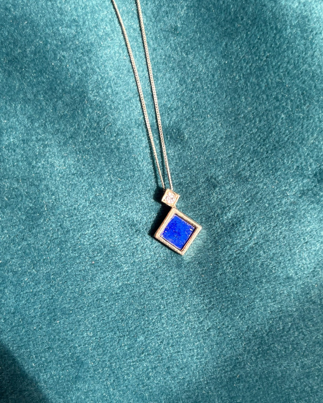 Pendentif Lapis-lazuli &quot;Vaea&quot;