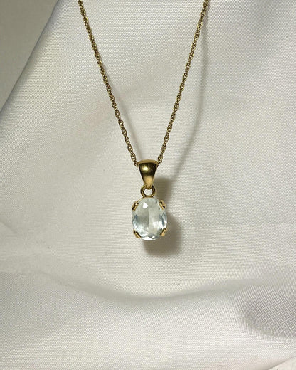 Pendentif &quot;Unia&quot; Aigue-Marine