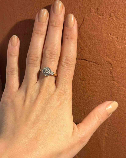Bague Marguerite diamants &quot;Tenesse&quot;