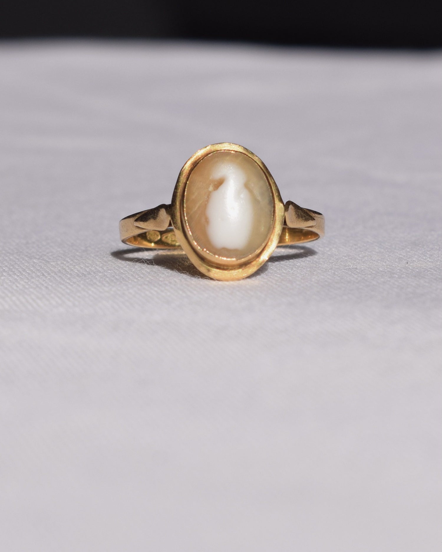 Bague Camée Coquille &quot;Alice&quot; - Elliade Paris
