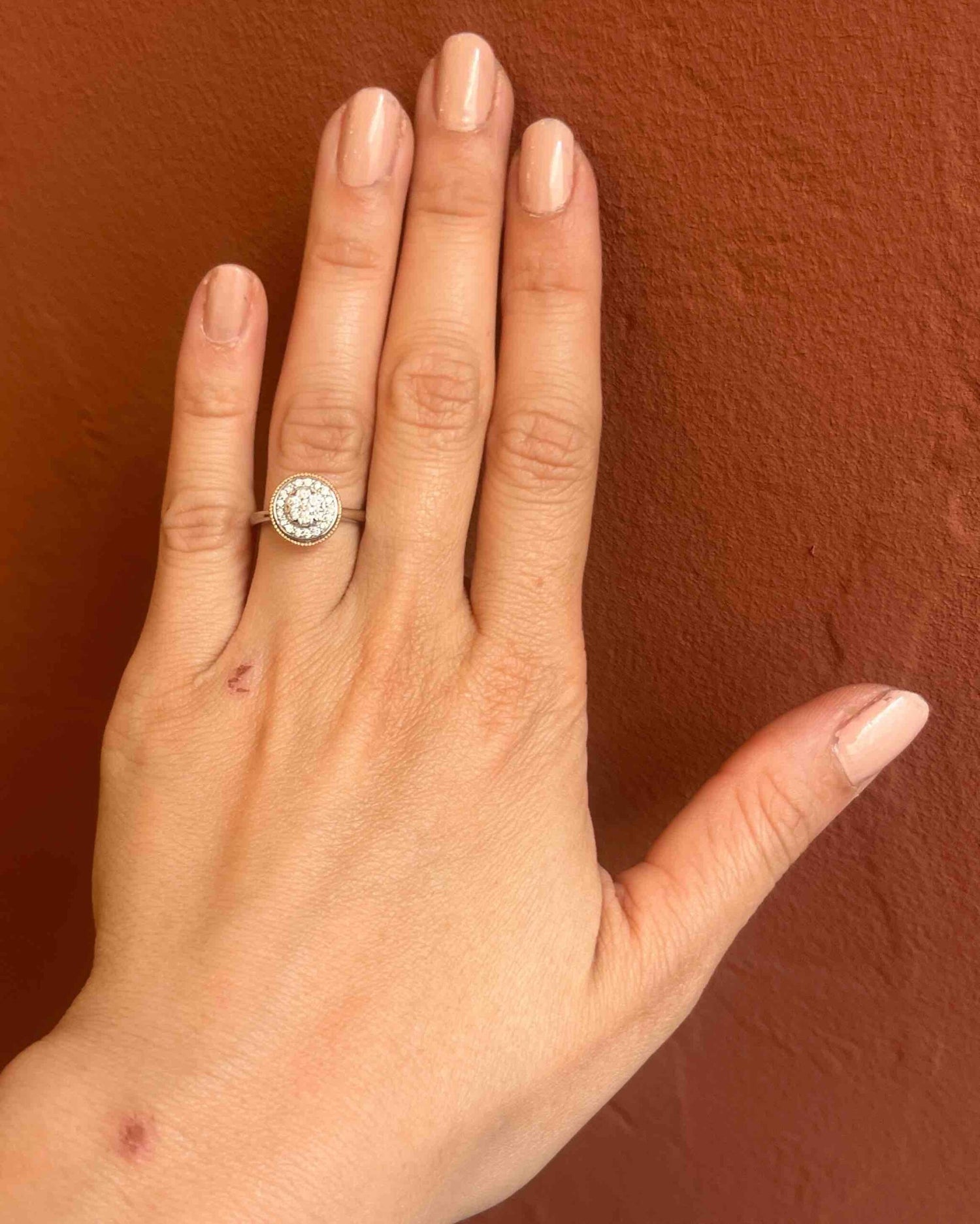 Bague style Art-déco 24 Diamants &quot;Taylor&quot;