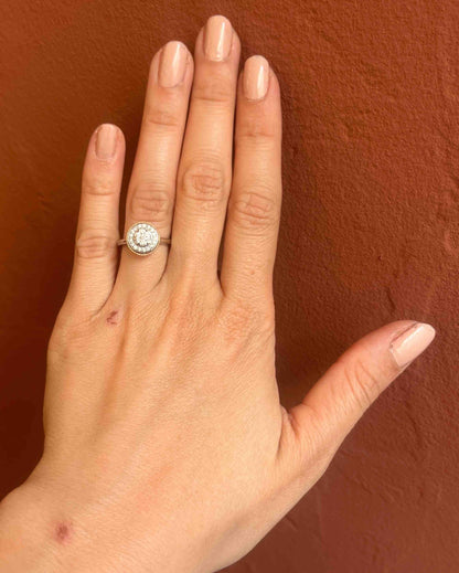 Bague style Art-déco 24 Diamants &quot;Taylor&quot;