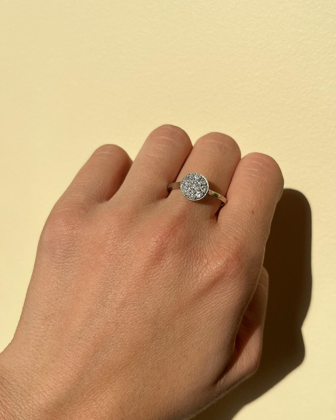 Bague Art-déco diamants &quot;Aéna&quot;