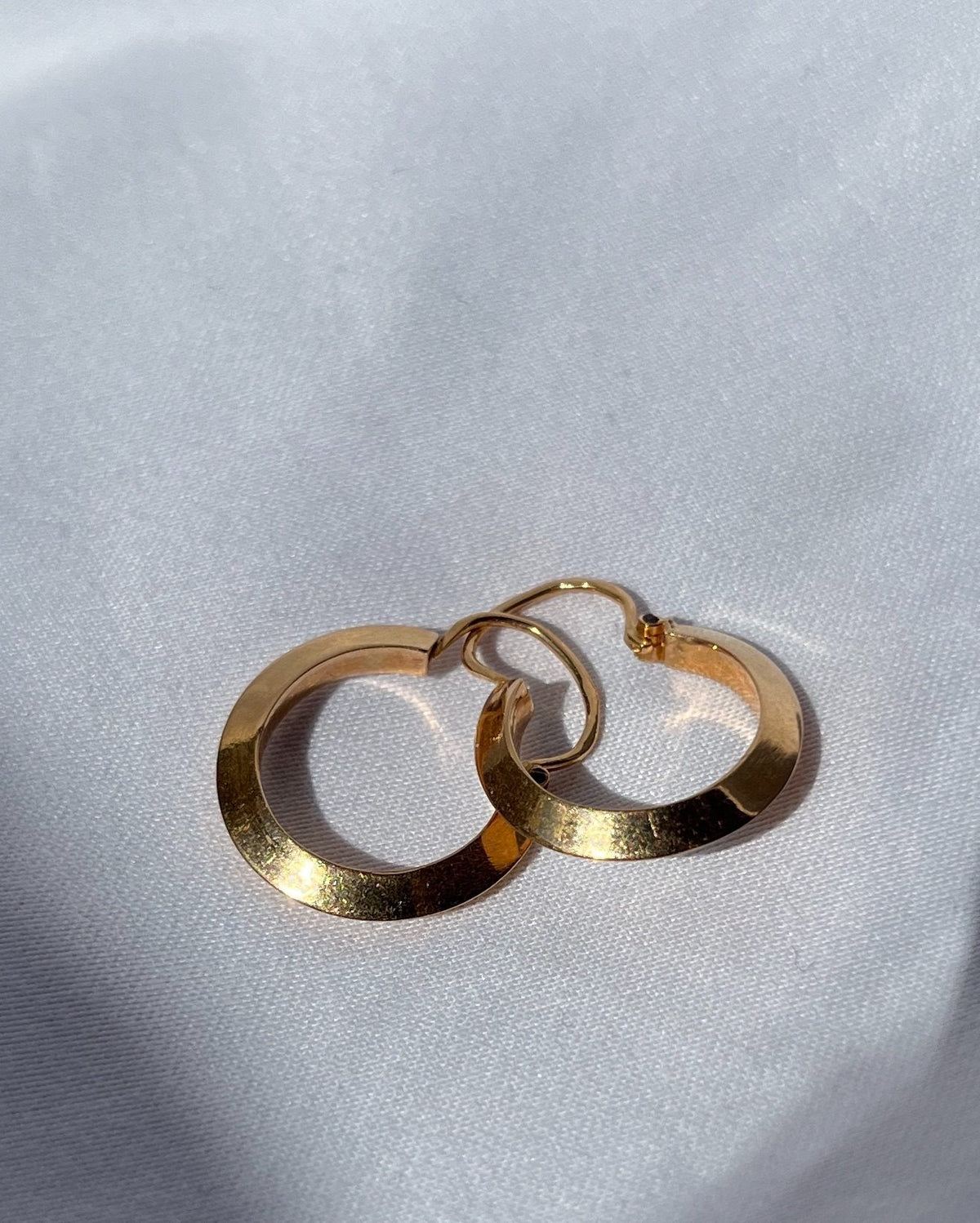 Vintage Gold Hoop Earrings "Annalise"