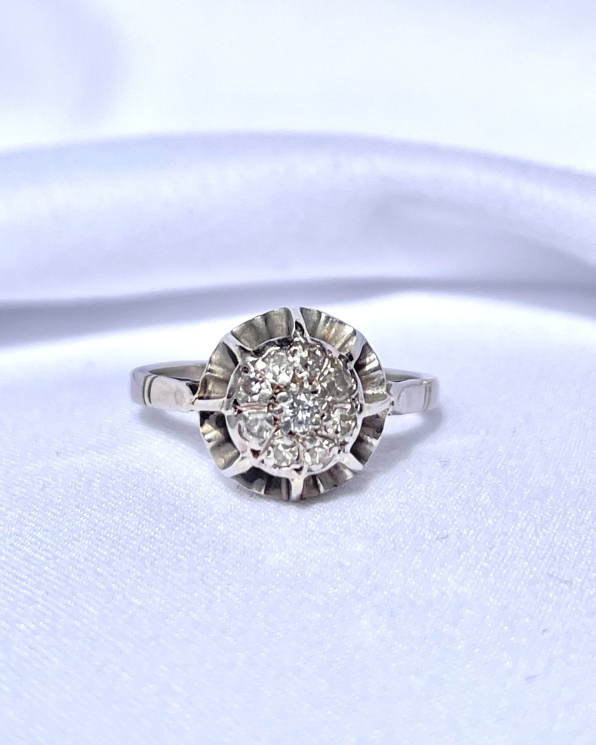 Bague Marguerite Diamants "Riya" - Elliade Paris