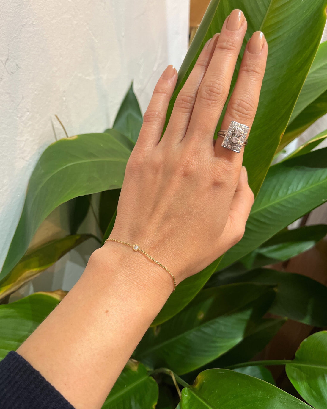 Pulsera de diamantes y oro vintage “Aylana”
