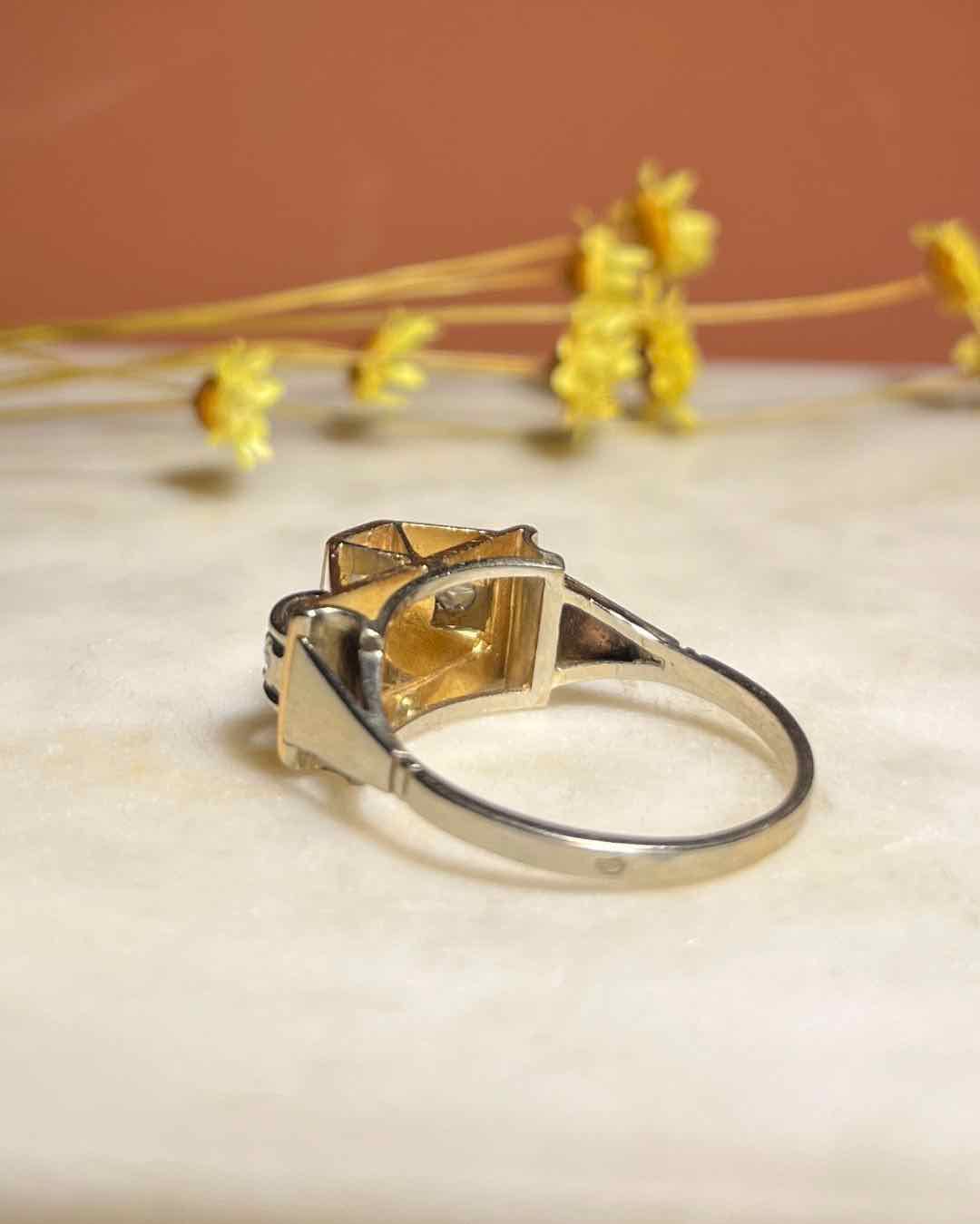 Bague Tank Diamants d&