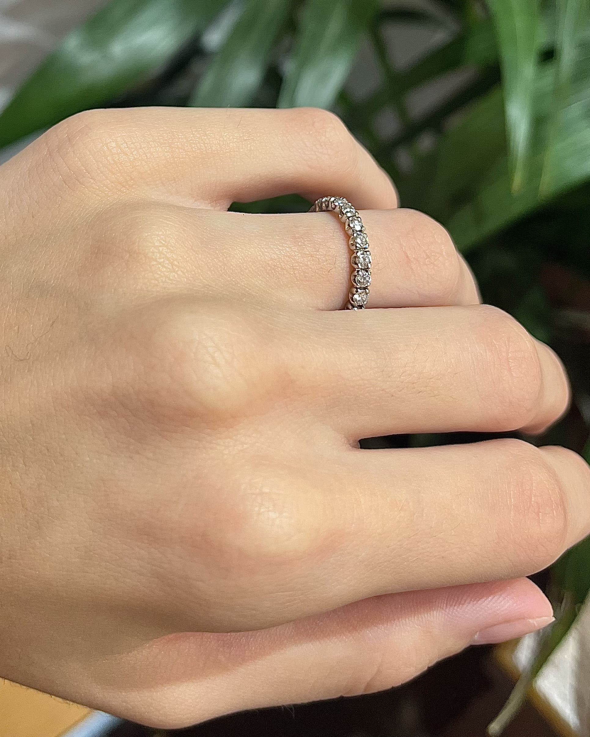 American Wedding Band 23 Diamonds 1.15 Carat "Anya"