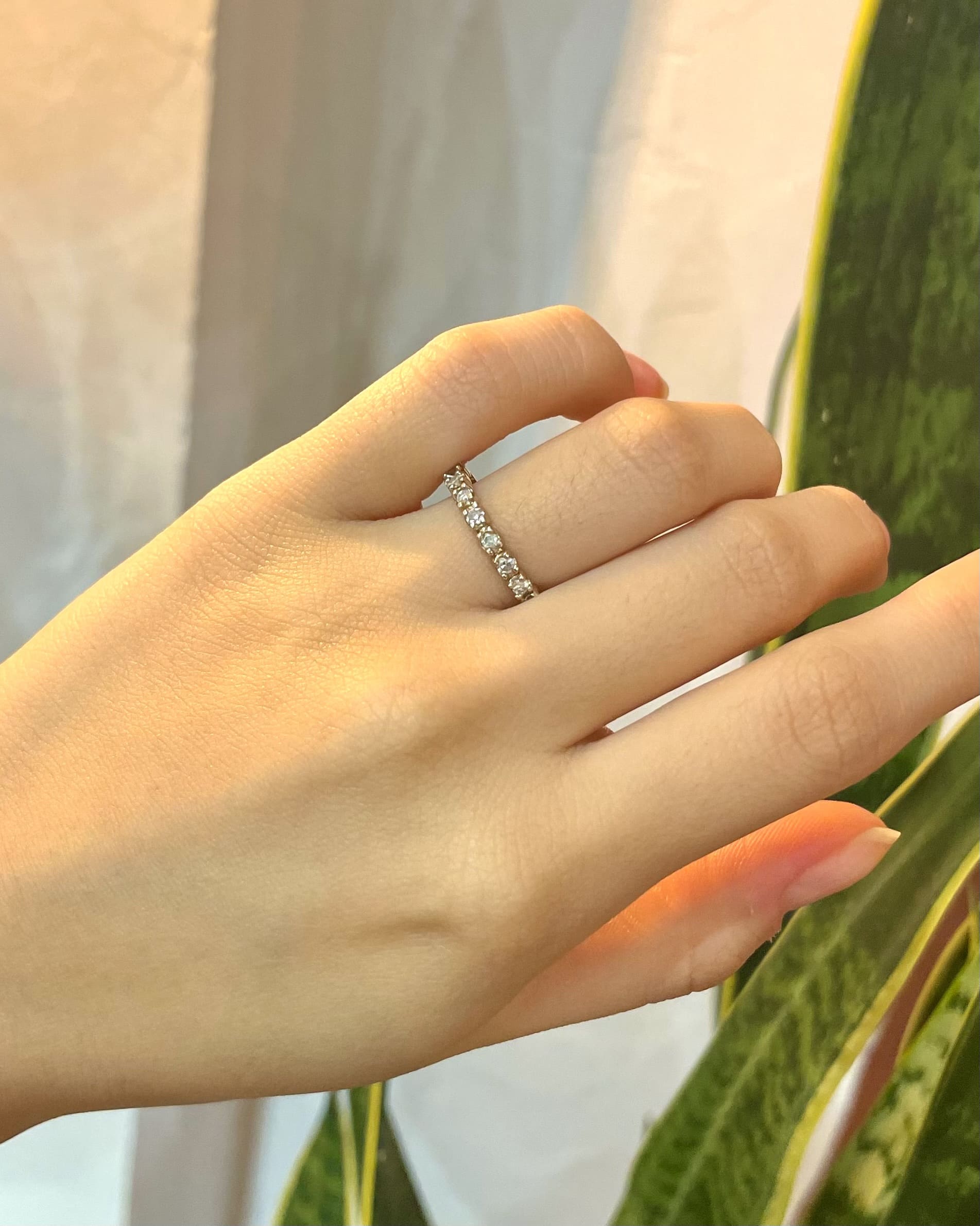 Anillo de bodas americano Brook con 20 diamantes de 0,60 quilates