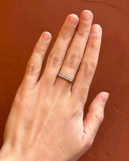 Bague rivière 5 Diamants &quot;Poppy&quot;