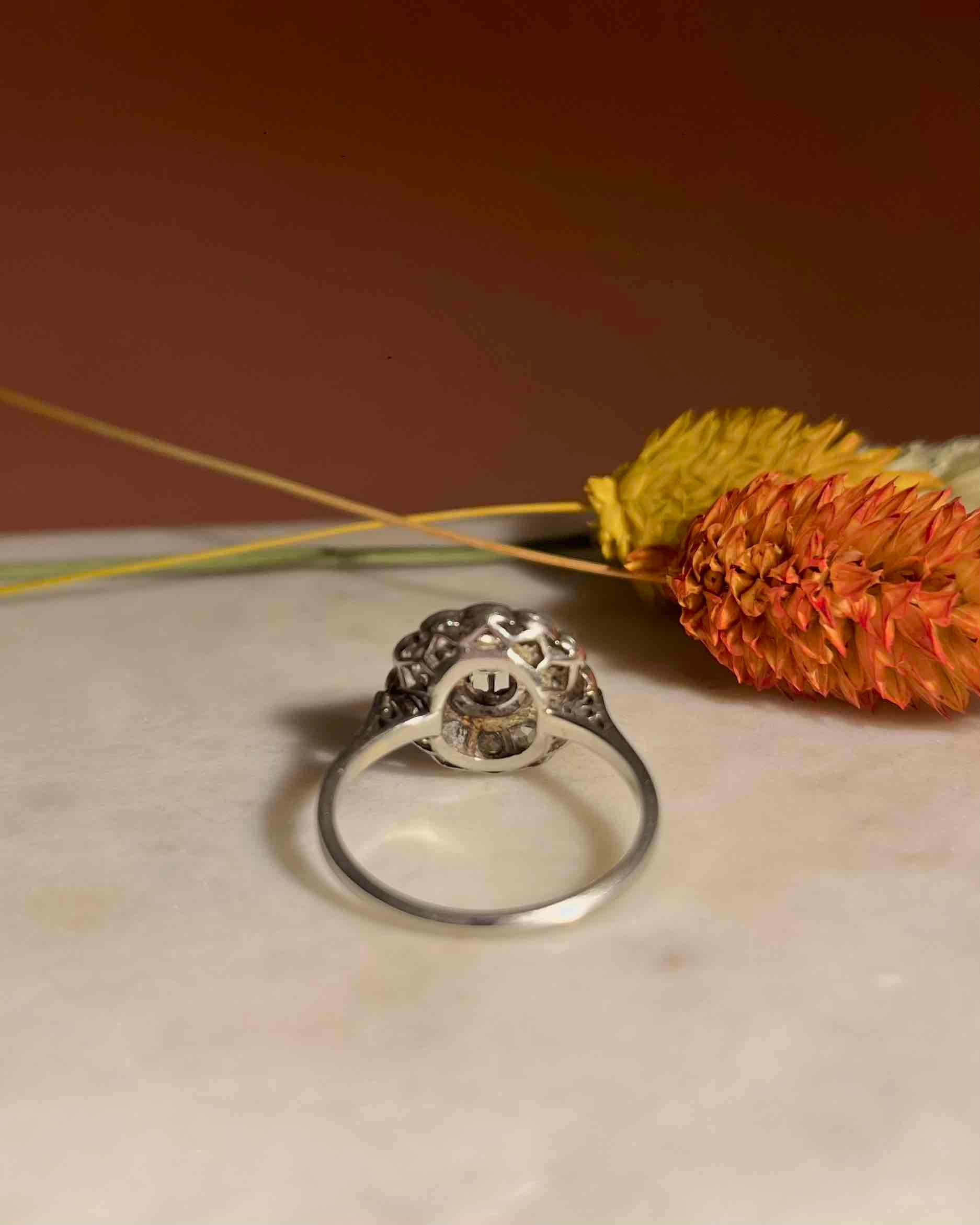 Bague Art-déco Diamants "Lorena" - Elliade Paris