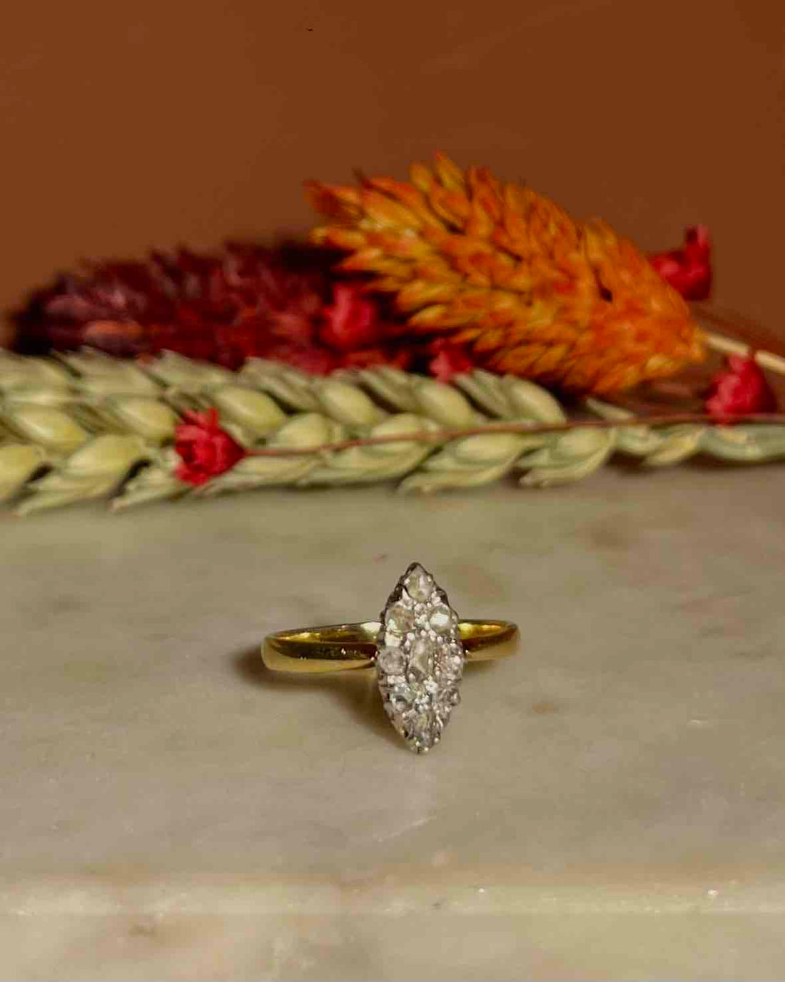 Bague Diamants Art-déco vintage &quot;Teresa&quot;