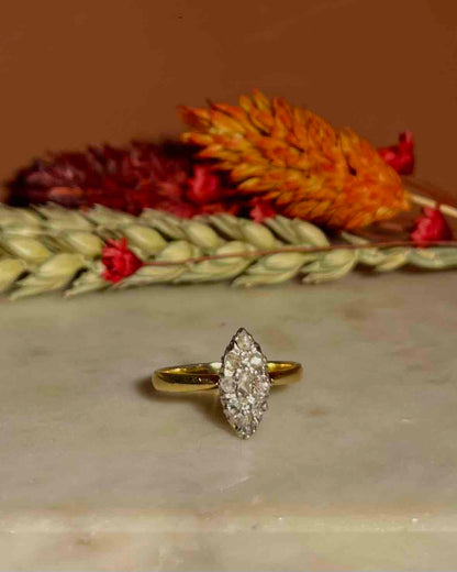Bague Diamants Art-déco vintage &quot;Teresa&quot;