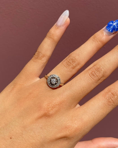 Bague Art Déco 17 Diamants &quot;Nina&quot;