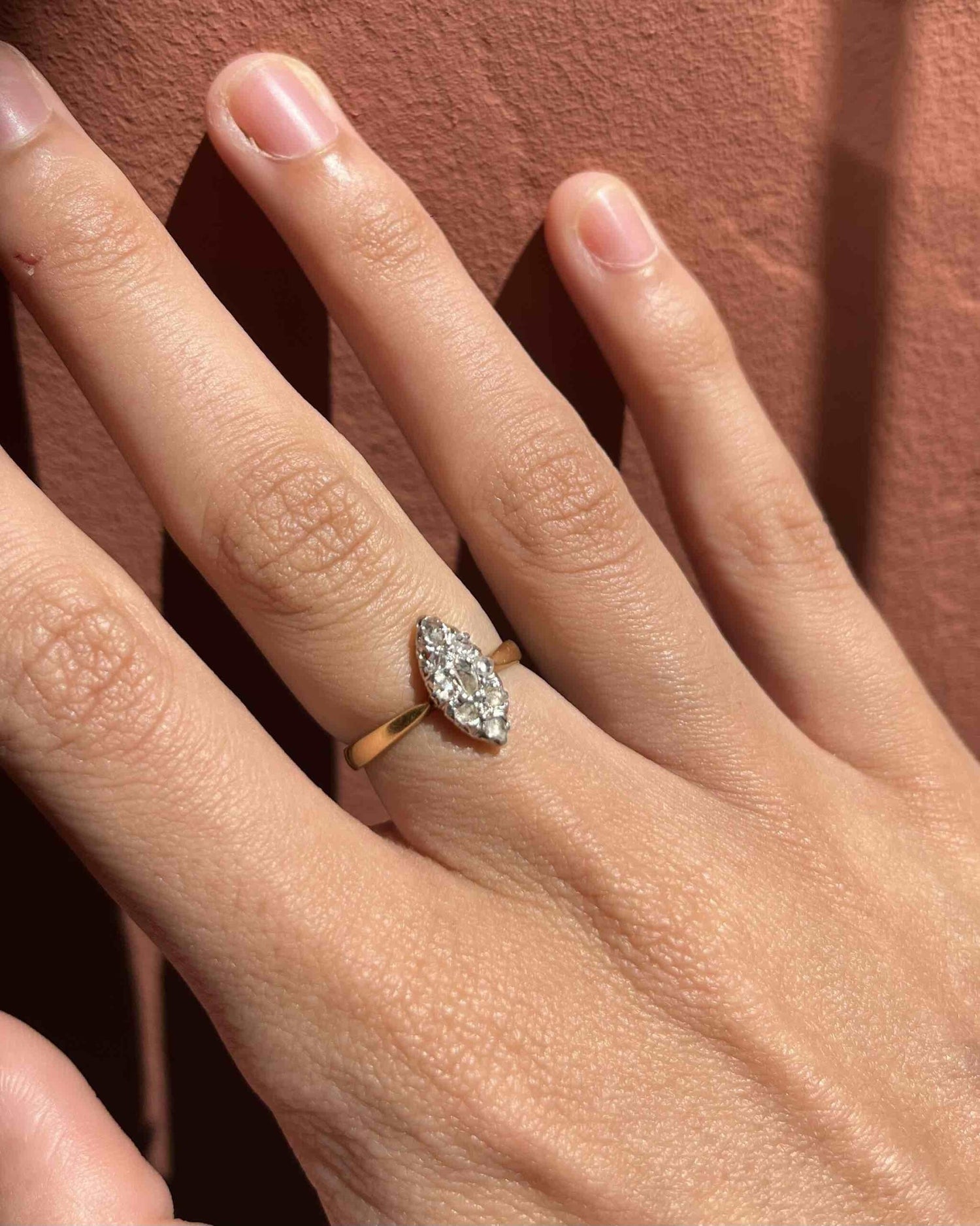 Bague Diamants Art-déco vintage &quot;Teresa&quot;