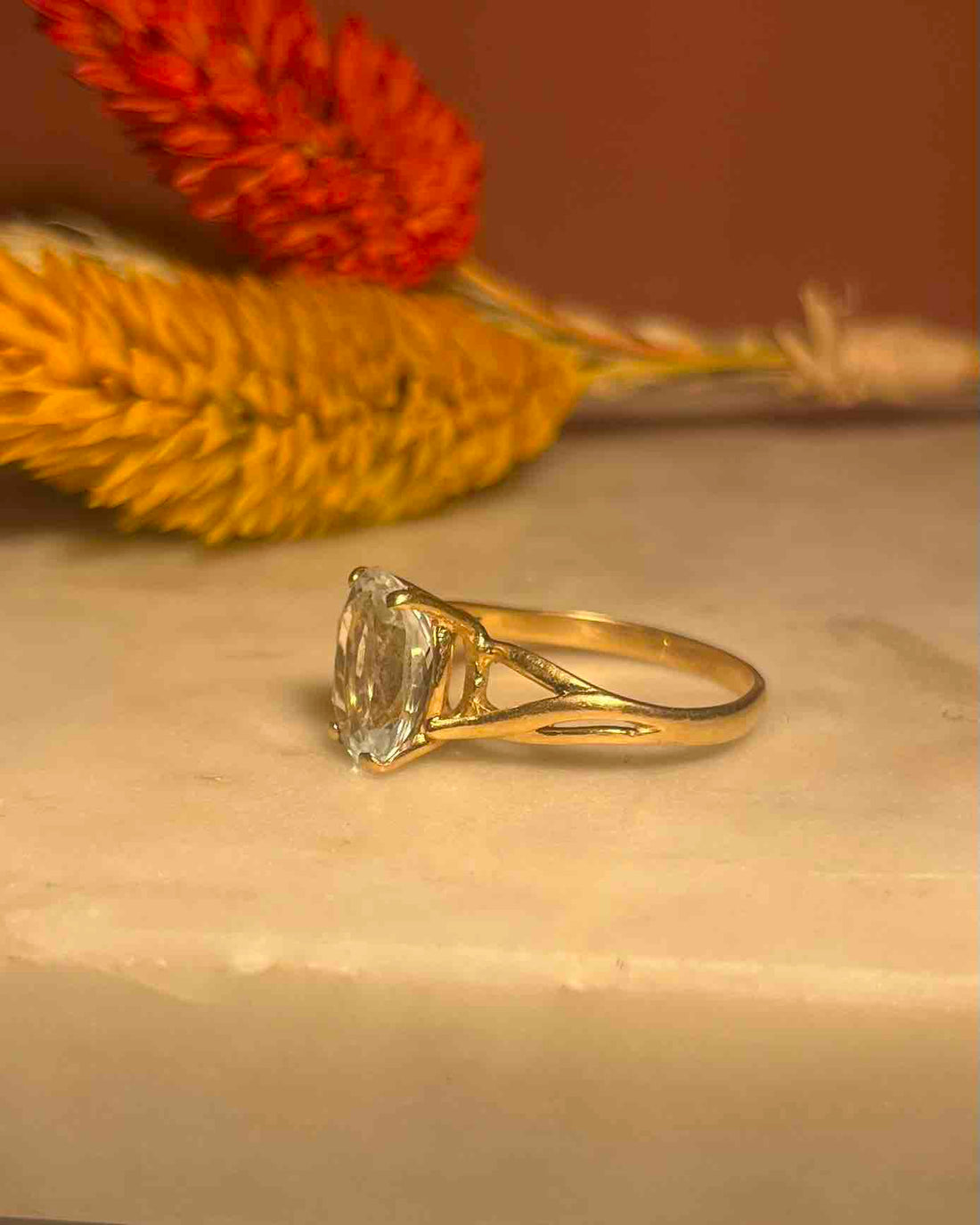 Bague Vintage Aigue-marine 2.25 carats &quot;Julia&quot;