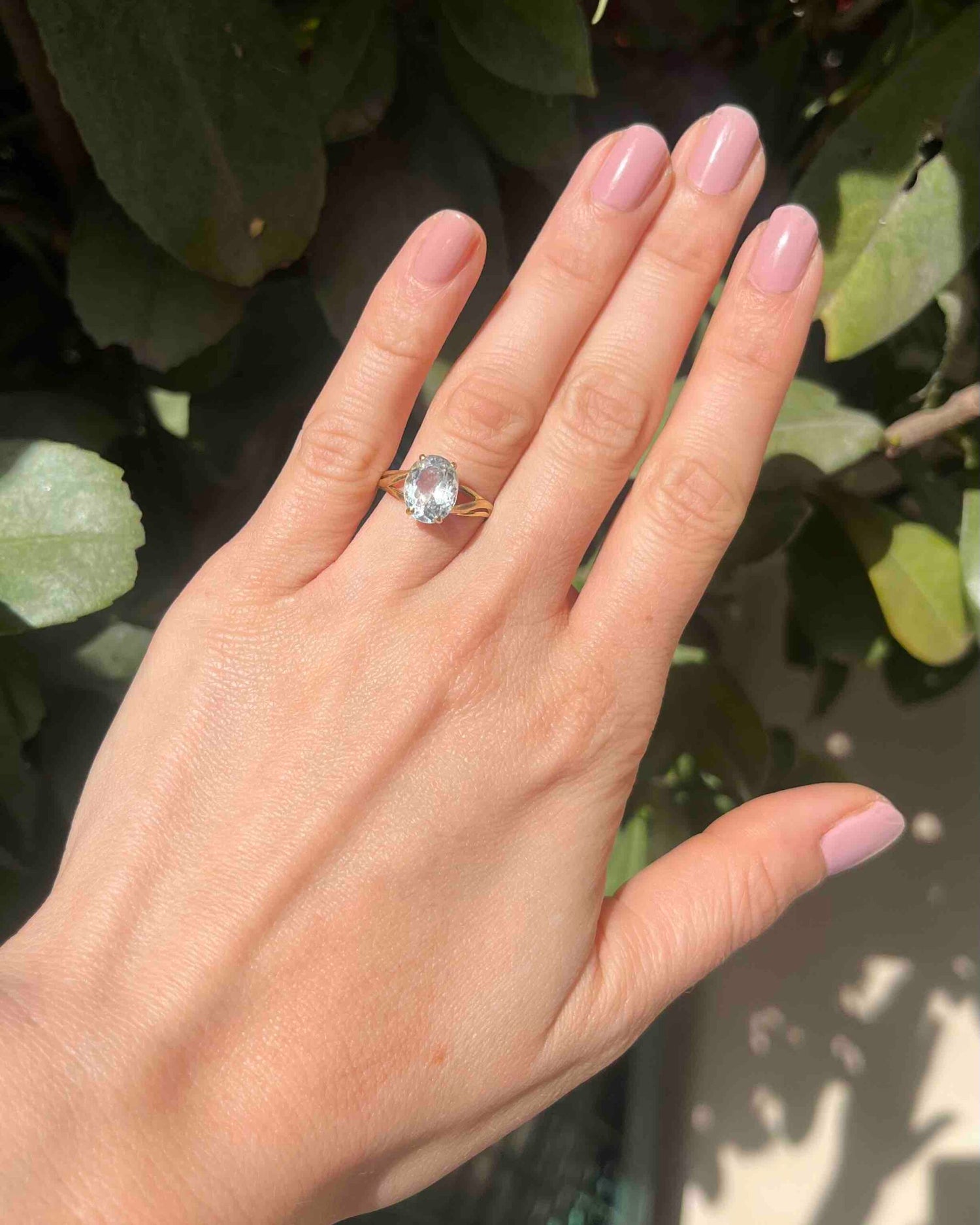 Bague Vintage Aigue-marine 2.25 carats &quot;Julia&quot;