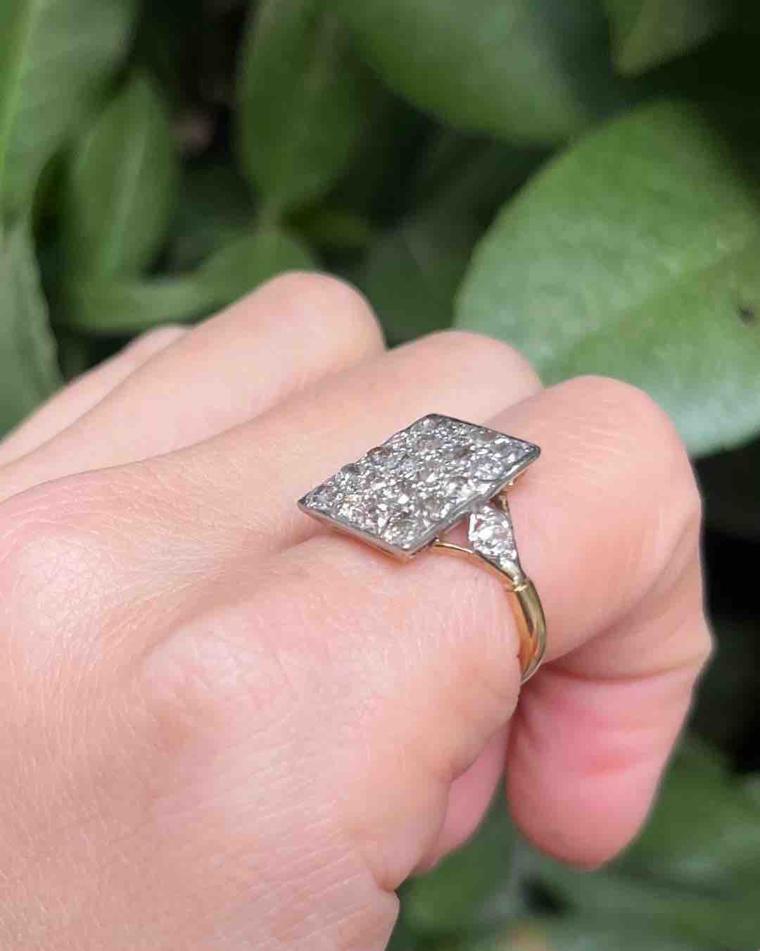 Art Deco 1.70 Carat Diamond Ring "Paula"
