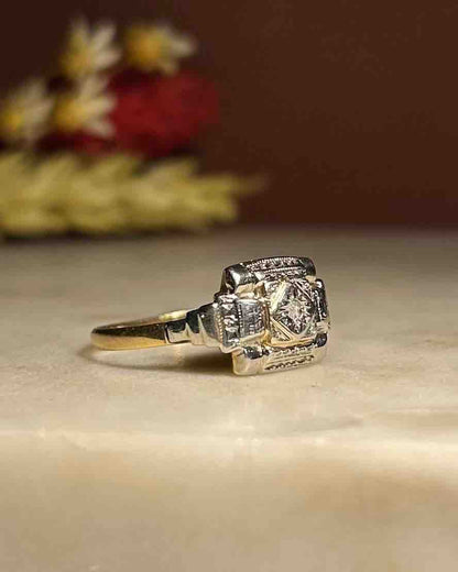 Bague Art-déco Diamant &quot;Oumaïma&quot;