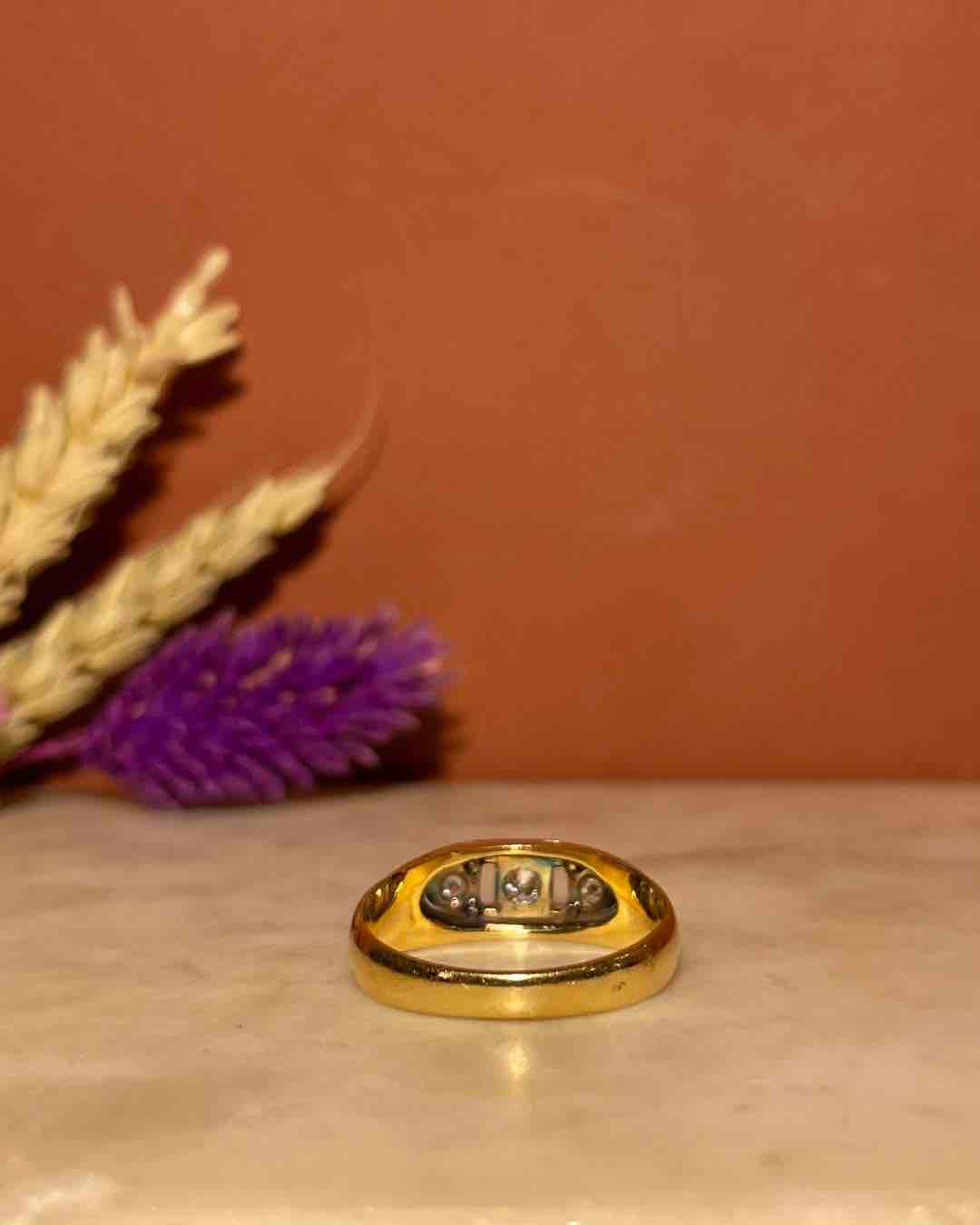 Bague Art-déco Diamants "Annaëlle"