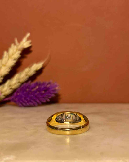 Bague Art-déco Diamants &quot;Annaëlle&quot;