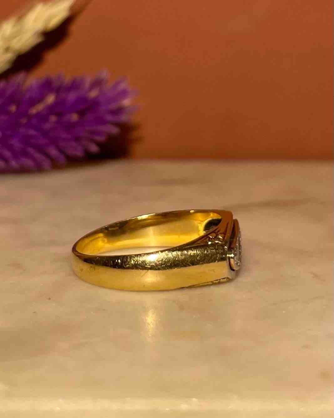 Bague Art-déco Diamants &quot;Annaëlle&quot;