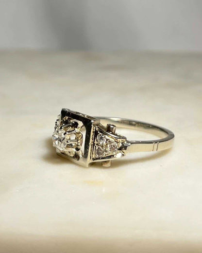 Bague Art déco diamants &quot;Loriane&quot;