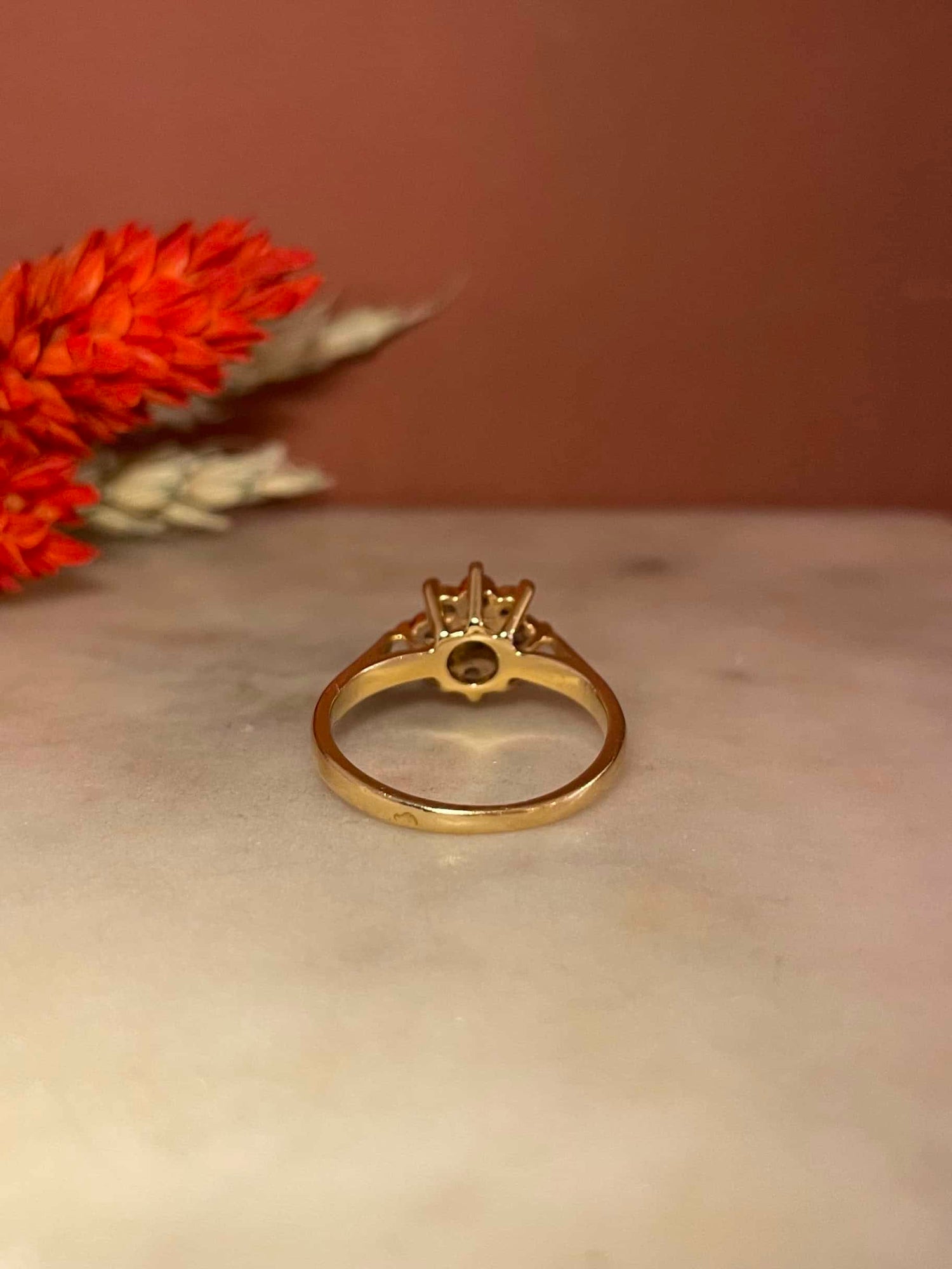 Bague Marguerite Vintage Diamants 0.32 carat &quot;Isabeau&quot;