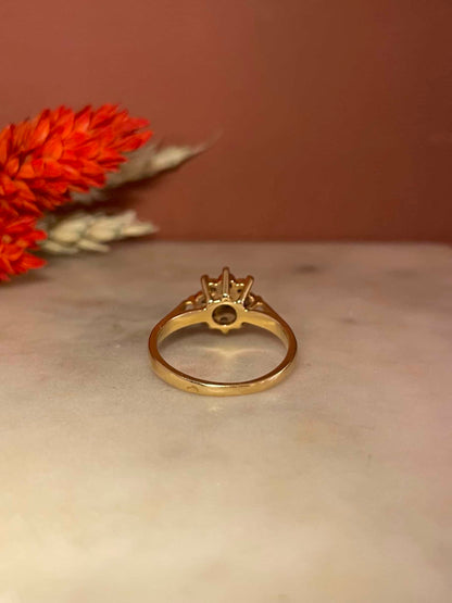 Bague Marguerite Vintage Diamants 0.32 carat &quot;Isabeau&quot;