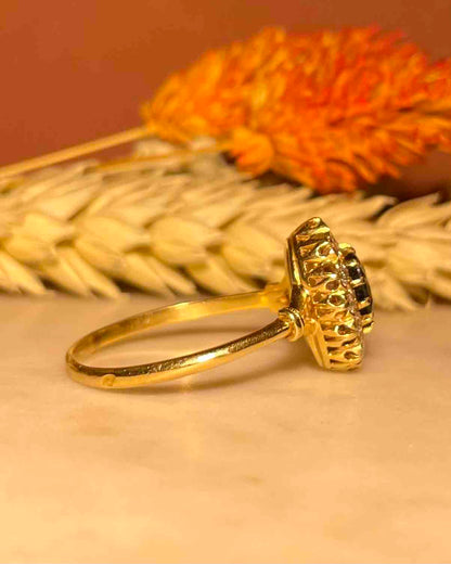 Bague Marguerite Saphir &amp; Diamants &quot;Sanara&quot;