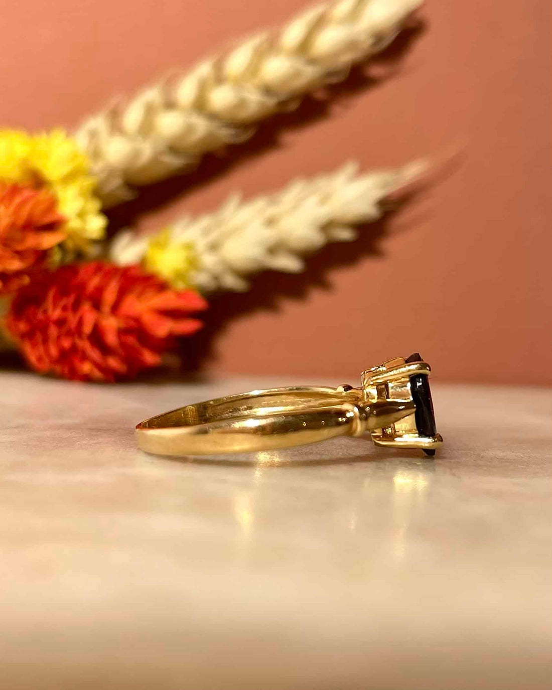 Anillo solitario de zafiro "Marianne" de 1,20 quilates