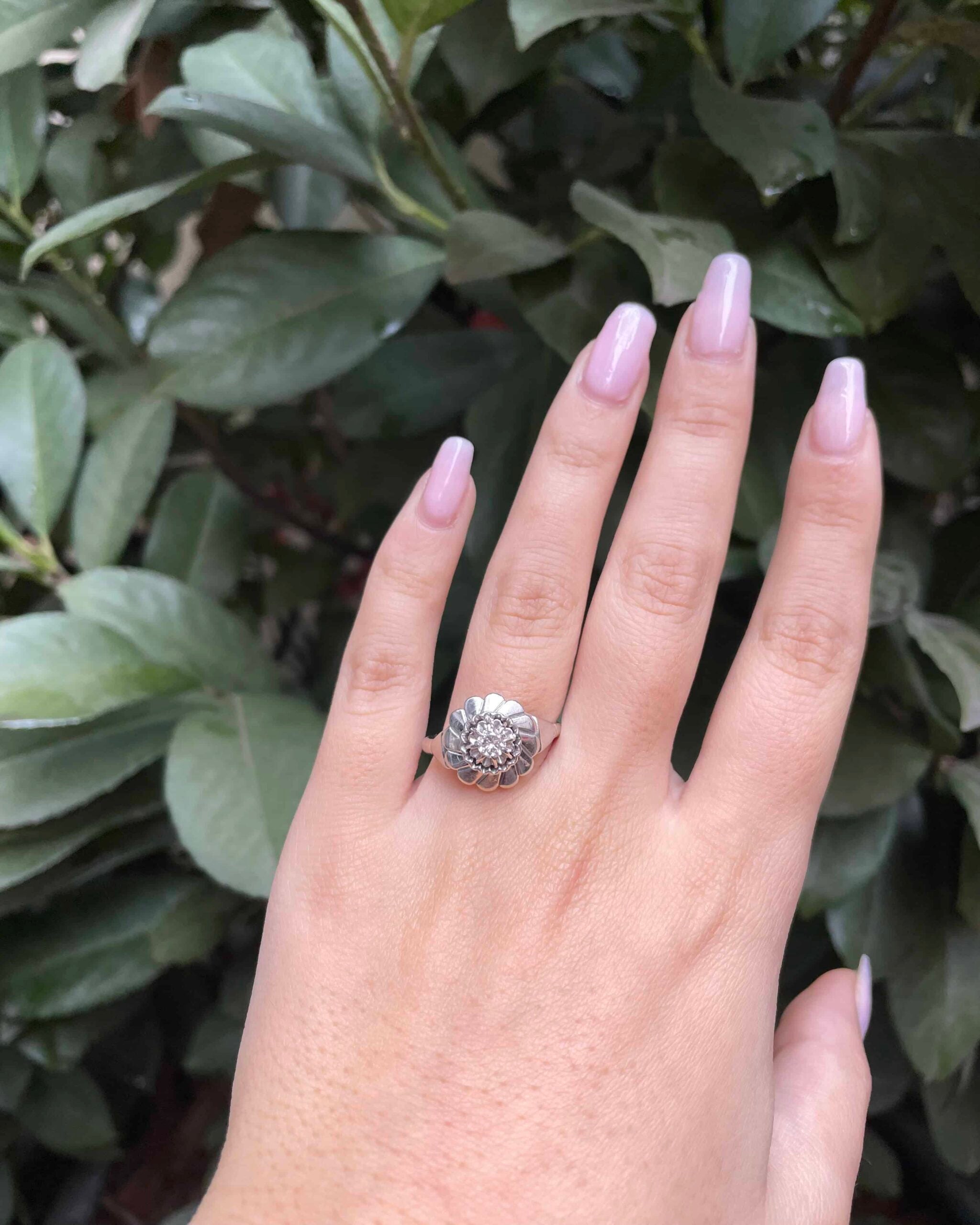 Bague Vintage Art-Déco Diamant 0.27 carat "Stephan"