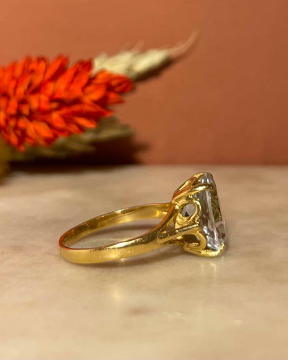 &quot;Julianne&quot; 2.20 Carat Aquamarine Cocktail Ring