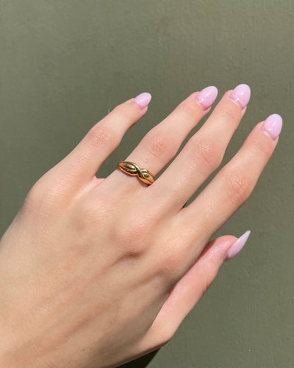 Bague Jonc Torsadé Or 18 Carats &quot;Méliane&quot;