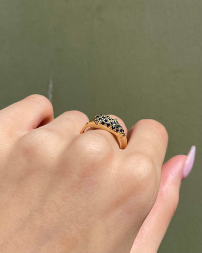 Bague Dauphin 24 Saphirs et Diamants &quot;Émmaé&quot;