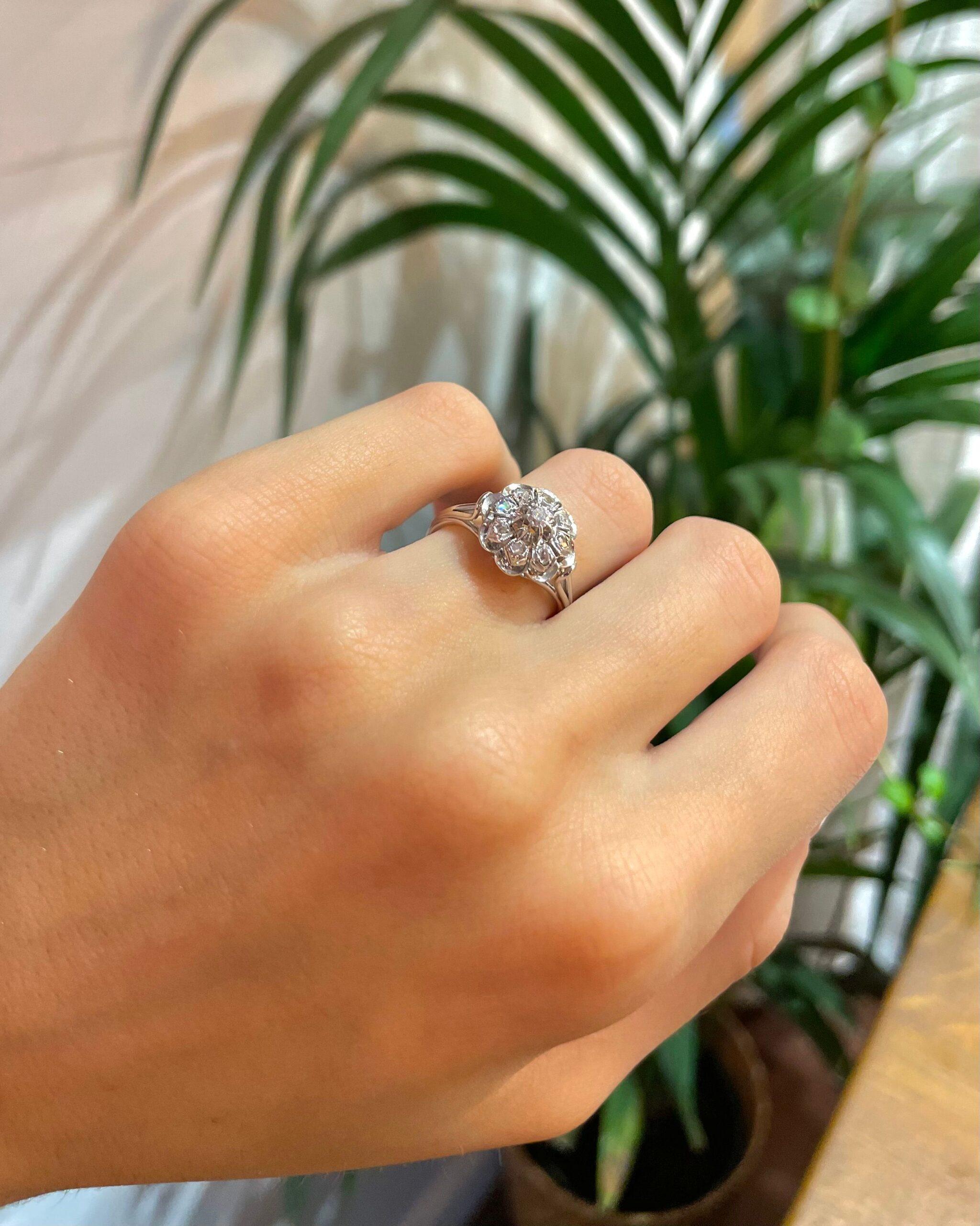 Bague Marguerite Diamants &quot;Gilmore&quot;