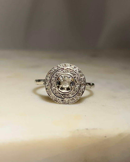 Bague Art-déco diamants &quot;Lydie&quot;
