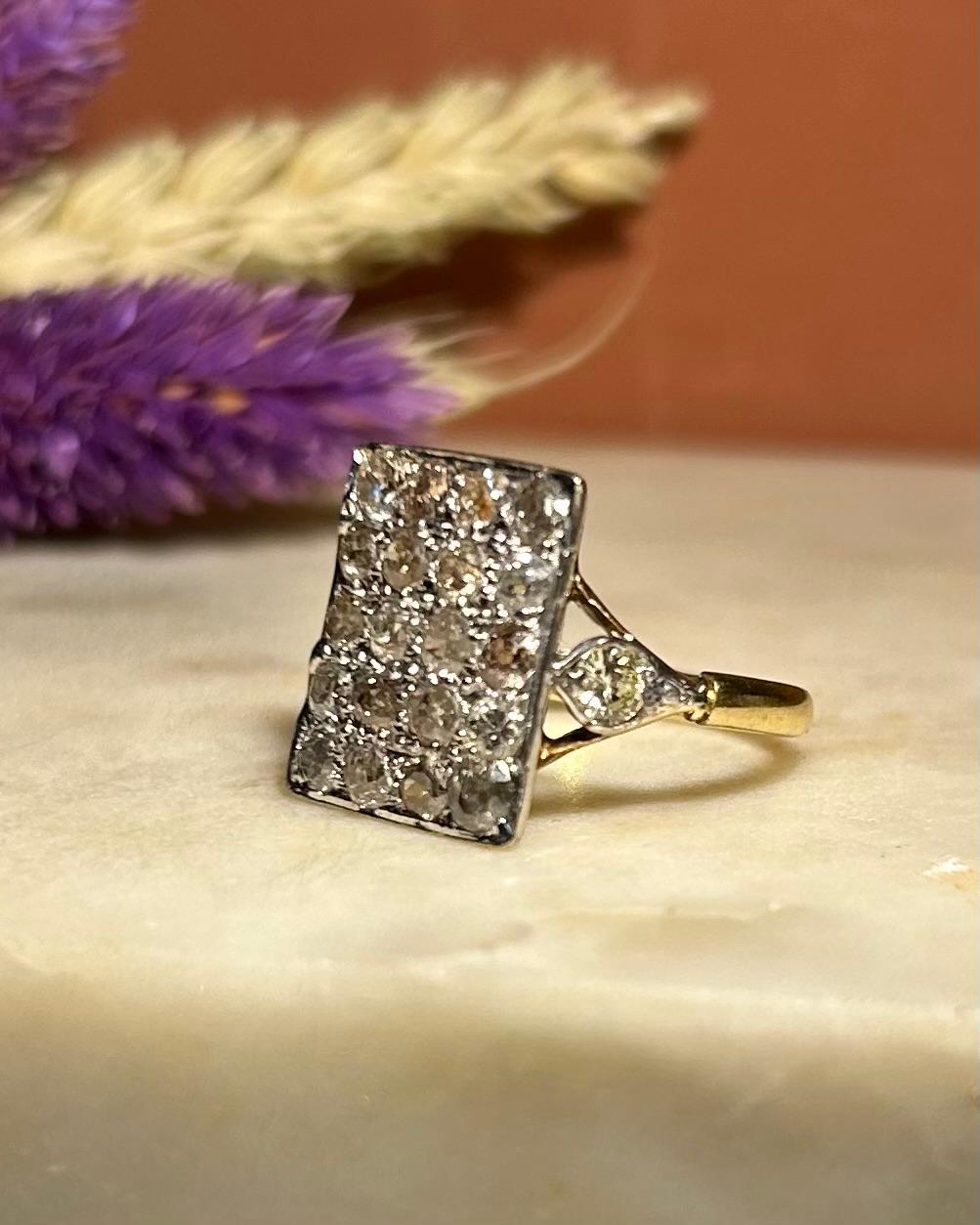 Bague Art-déco 1.70 Carat de Diamants &quot;Paula&quot;