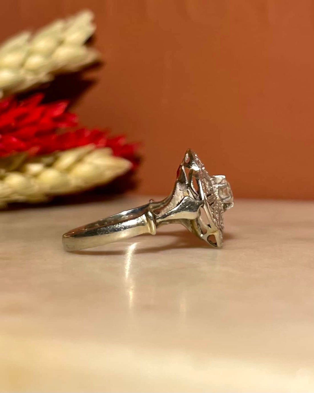 Bague Art-déco 1930 Diamants &quot;Lexie&quot;