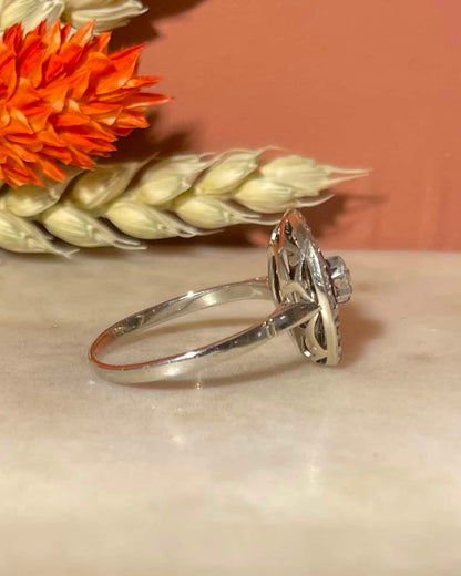 Bague Art-déco Saphirs &amp; Diamants &quot;Janiss&quot;