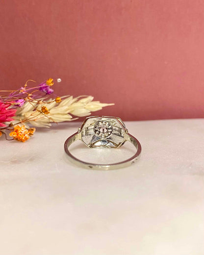 Bague Vintage Art-Déco Diamant &quot;Claudine&quot;
