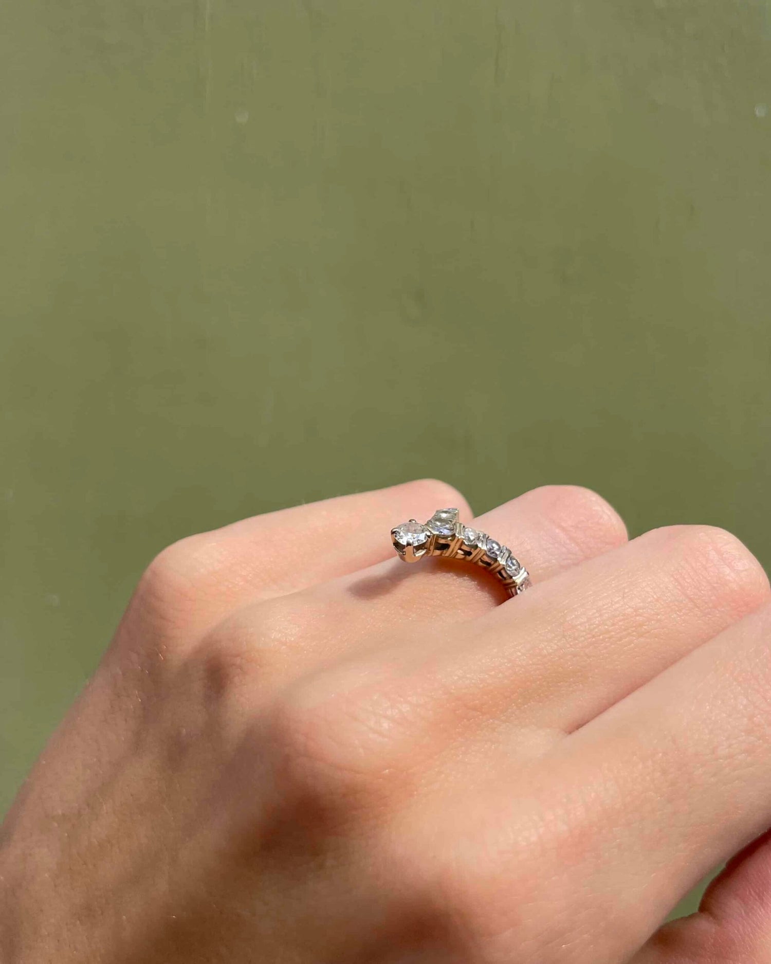 Bague Diadème 10 Diamants 1.15 carat &quot;Donatella&quot;