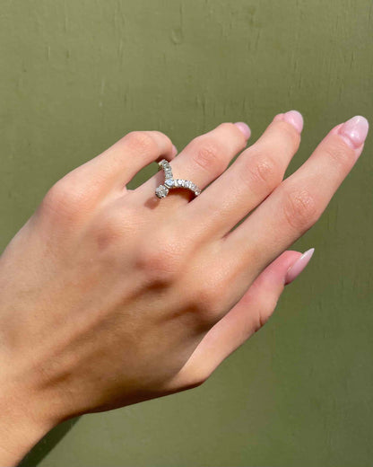 Bague Diadème 10 Diamants 1.15 carat &quot;Donatella&quot;