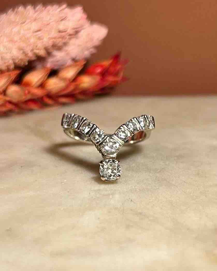 Bague Diadème 10 Diamants 1.15 carat "Donatella"
