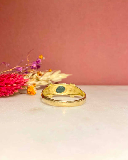 Bague Jonc Émeraude 0.30 carat &quot;Trixie&quot;