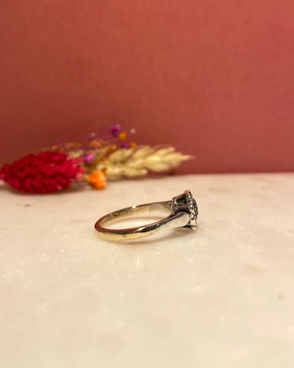 Bague Marguerite Style Art-Deco Diamants &quot;Lianna&quot; - Elliade Paris