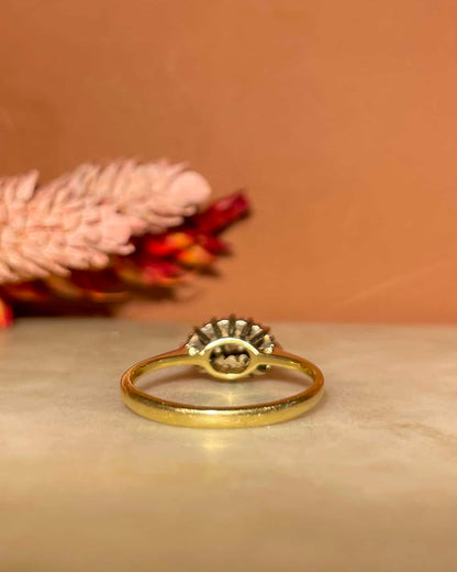 Bague Fleur Rivière 15 Diamants 0.33 carat &quot;Oumi&quot;