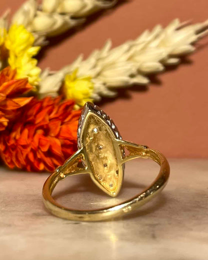 Bague Vintage Marquise 13 Diamants &quot;Syntia&quot;