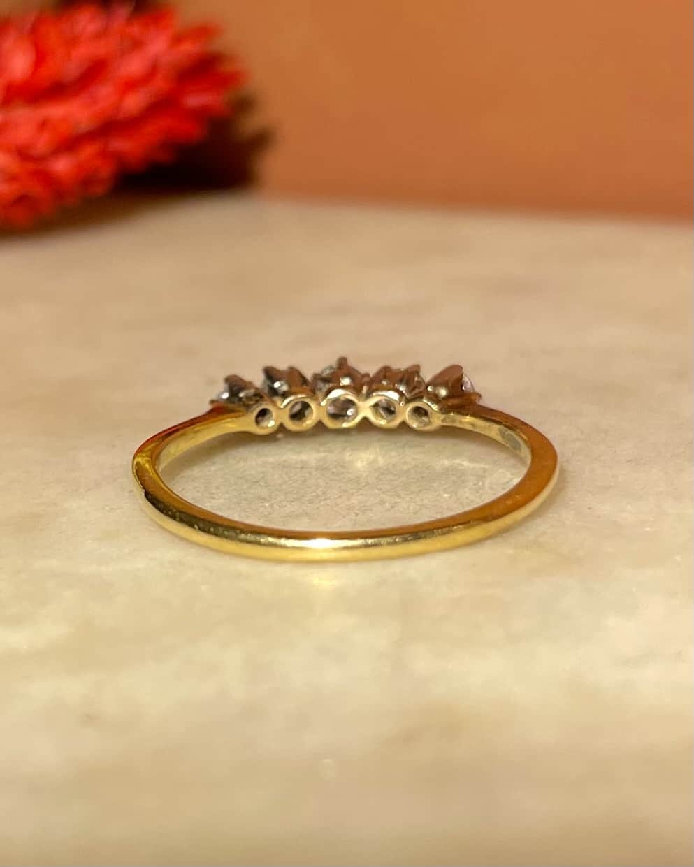 0.30 carat "Raven" Diamond River Ring