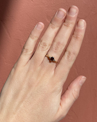 Bague Trilogie Rubis &amp; Diamants &quot;Otta&quot;